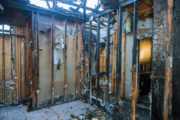 Professional Emergency Fire Cleanup technician working in Navassa, NC
